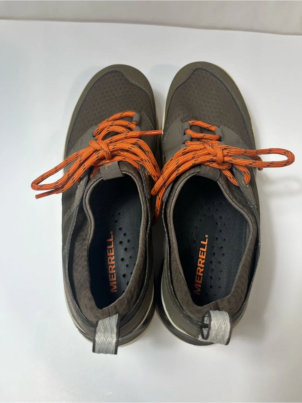 Merrell Tideriser Lace Boat Water Shoes Brown Orange Men's 9